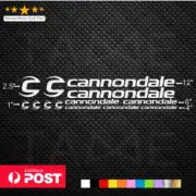 Cannondale Vinyl Decals Stickers Sheet Bike Frame Cycle Cycling CAAD RUSH