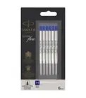 Parker Quink Flow Ballpoint Pen Refills Medium Pt Blue New Pack Of 6