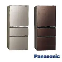 在飛比找Yahoo!奇摩拍賣優惠-Panasonic國際牌 610L三門變頻玻璃冰箱 NR-C