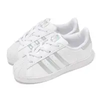 在飛比找森森購物網優惠-adidas 休閒鞋 Superstar EL I 小童 白