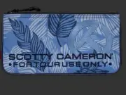 New Scotty Cameron Titleist Cash Bag Floral Blue Circle T CT