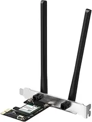 Mercusys AX3000 Wi-Fi 6 Bluetooth 5.2 PCIe Adapter, Dual Band, Faster Speed & Broader Coverage, WPA3 Security, Backward Compatibility, Windows 10, 11 Compatible (MA80XE)