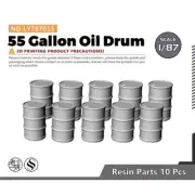 Model Railroads Display Prop HO Scale 1/87 55 Gallon Oil Drum