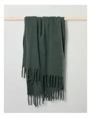 [Vue] Mohair Throw in Dusky Green