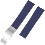 [EKSIL] For Longines Watch Strap For Longines Hydroconquest L3.742 642 Fluorosilicone WatchBands