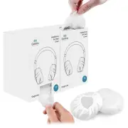 Geekria Disposable Headphone Covers with Dispenser Box (50 Pairs / 2 Boxes)