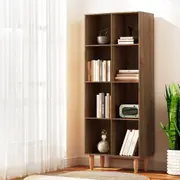 Bookshelf Bookcase 4 Tiers LEOR Walnut