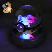 Pokemon Charizard 3D Crystal Ball Automatic Gradient Colour Night Light