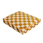 Throw Checked Large Polar Warm Soft Blanket Sofa Bed GX V0H8 Car Travel G7G2