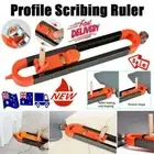 Carpenter Tool Profile Scribing Ruler Contour Gauge Lock Professional Gauge EV
