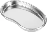 DECOMELODY Ergonomic Curved Stainless Steel Embroidery Tray Tattoo Artist's Tool Holder Space-saving Design