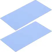 uxcell 2 Pack Thermal Pad 3.6W/m.K Insulated Heat Resistant High Temperature Resistant Silicone Cooling Pads 150x85x1.5mm for Laptop Computer Radiator, Blue