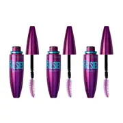 3x Maybelline The Falsies Volum' Express Mascara 280 Blackest Black 7.