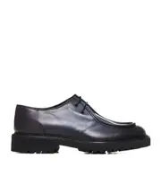 Doucal's Two-Hole Round-Toe Lace-Up Shoes 44,45,40,41,42,43 Black