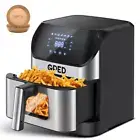 7-In-1 Air Fryer, 7.5QT Oilless Air Fryer Oven with Visible Cooking Window, One-