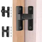Flip Latch Lock Flip Gate Lock 90/180 Degree Sliding/Swinging Door Latch Lock﹏