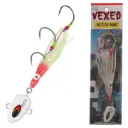 Vexed Bottom Meat Hybrid Jig / Bait Rig 40g Albino Glow