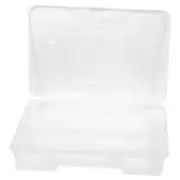 9 Compartment Hardware Clear Plastic Storage Case Box for Screws Tools 9x6 Inch