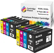 8 Pack (2BK,2C,2M,2Y) Compatible Ink for HP 932XL 933XL for HP Officejet 6100-H611 6100-H611a 6600-H711a 6700-H711n 7110-H812a 7510 7512 7610 7612