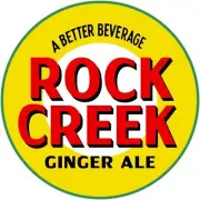 Rock Creek Ginger Ale - Beverage NEW Sign: 40" Dia. Round USA STEEL TWO-SIDED