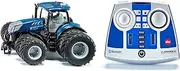 siku 6739, New Holland T7.315 Tractor, 1:32, Blue, Metal/Plastic, Remote Controlled, Incl. Bluetooth Remote Control Module, with Removable Double Tyres, Control via app Possible