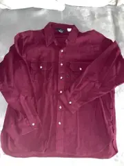 Vtg NWT NOS Woolrich Mens XXL Red Chamois Flannel Shirt Long Sleeve USA Made FS!