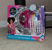 Cra-Z-Art Be Inspired Girl Sequin Flip Messenger Bag (Purple). BRAND NEW
