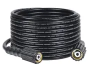 Kink Resistant Pressure Washer Hose 25FT 3400PSI, 1/4" Kink Resistant Power W...