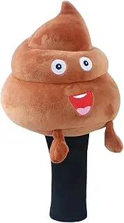 Yeahdor Fun Brown Chubby Plush Driver Protection Cover, Anti-Collision Golf Club Headcover Gear for Kids