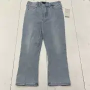 NYDJ Blue Daybreak Seamless Hi-Rise Ami Skinny Capri Denim Jeans Womens Size 8