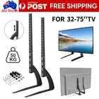 32-70" Universal TV Stand Table Top Bracket Leg Mount For LED LCD Flat TV Screen