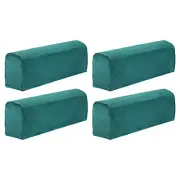 4 Pcs Couch Sofa Armrest Covers for Chairs Sofas Arm, Dark Green