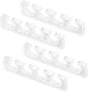 WOFASHPURET Toe Divider Tool 2 Pairs Silicone Toe Separators Nail Care Tools for Women Men Comfortable Reusable Portable