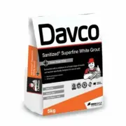Davco 5kg White Superfine Sanitised Grout