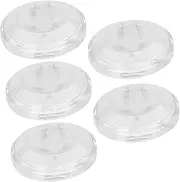 5pcs Plastic Eyelash Storage Boxes Fake Lash Containers for False Eyelashes