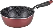 Wahei Freiz Megafuka NEO RB-1745 Deep Frying Pan, Handle Like a Pot, 8.7 inches (22 cm), Compatible with Induction and Gas, Quick Marble, Fluorine Resin Processed to Bake, Boil, Simmer, Fry