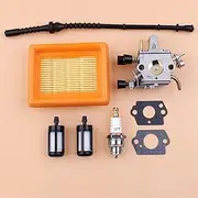 SUOKA Carburetor Air Filter Fuel Line Gasket Kit Fit for STIHL FS350 FS300 FS250 FS120 FS200 R FS020 FS202 Trimmer Brushcutter Parts