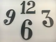 Clock Numerals Arabic 3 inches for Large Gallery Clocks