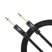 Maro Music 6.35mm TRS to 6.35mm TRS Guitar Cable, 1/4 Straight Instrument Cable for Electric Guitar, Bass Guitar, 10ft