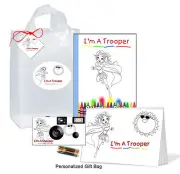 Trooper Gift Bag for Girl-Get Well-brave child, Disposable camera (PKG-877)