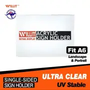 【Sign Holder L shape 】 A6 size Advertising Display Stands Menu Holder Retail POS