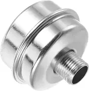 Quiet Silencing Muffler Small Engine Mower Noise Reduction Lawn Mower Quiet Engine Muffler Lawnmower Replacement Reduction for Noise or Small Silencers Silver Steel