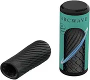 Arcwave Ghost Male Stroker - Male Masturbator with 4 Inch Reversible Sleeve - Multi-Textured Penis Sleeve - Clean Tech Silicone - Reusable & Easy Clean Adult Sex Toy - Black
