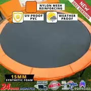 Powertrain Replacement Kahuna Trampoline Spring SAFETY PAD 10ft UV Proof Orange