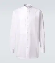 [Loro Piana] Loro Piana Cotton tuxedo shirt UK 14,5 white