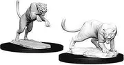 WizKids WZK73404 D&D Nolzurs Marvelous Miniatures Panther & Leopard