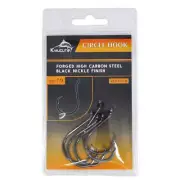 25pcs 6/0 High Carbon Steel Barbed Circle Hooks – Sea Fishing
