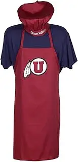 Pro Specialties Group Utah Utes Apron & Chef Hat Set, one Size, Team Color