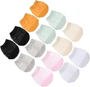 [FOYTOKI] Men's Invisible Half Socks Summer Toe Topper Liners Comfortable Footwear Socks Lightweight