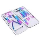 12pcs Nail Clipper Set Eyebrow Scissors Dead Skin Pusher Manicure Pedicure Kit